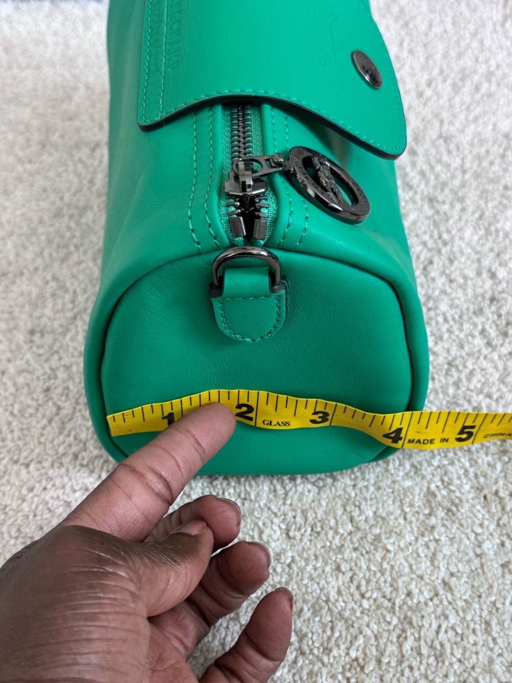 Longchamp LePliage Xtra Xs Leather Green Crossbody Bag - Picture 16 of 16